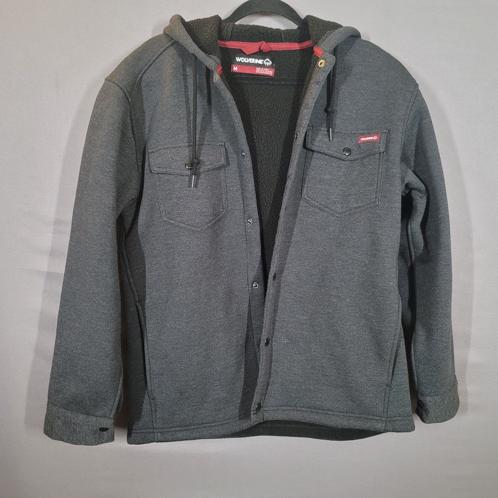 Wolverine Gray Hooded Jacket